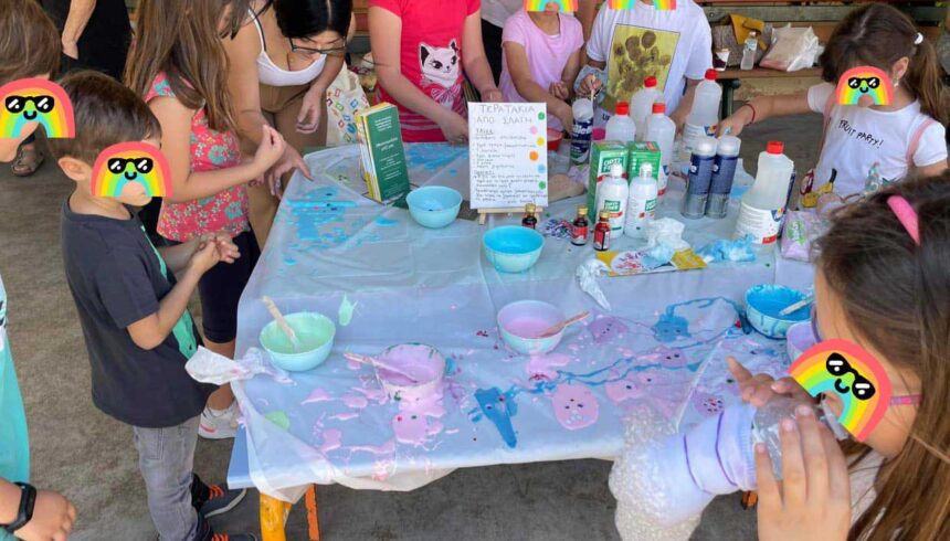 Messy play στο 2ο δημοτικό Πρέβεζας